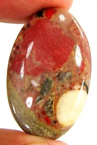 40.75 CT Natürlich Xert Brekzie Lose Edelstein Cabochon Drahtgeflecht Stein - - Picture 1 of 2