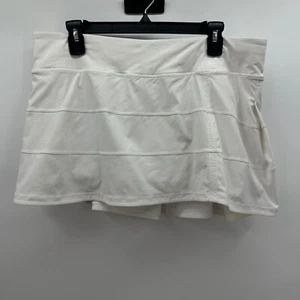 Lululemon Pace Rival Skirt 13" in White Size 12 - Picture 1 of 7