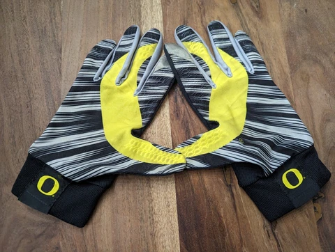 Nike Oregon Ducks Gloves Men's Size Large Cover