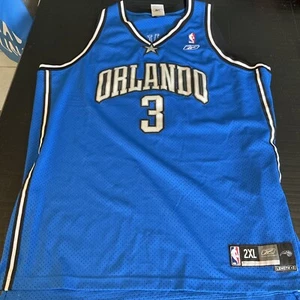REEBOK ORLANDO MAGIC FRANCIS #3  AWAY JERSEY MENS USED SIZE 2Xl  - Picture 1 of 12