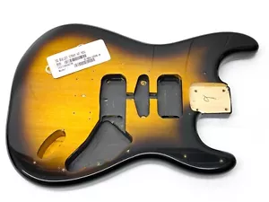Genuine! Fender Squier Strat Hardtail BODY Brown Sunburst Electric Guitar HSS - Picture 1 of 18