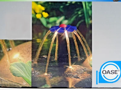 Oase Aqualux Star 1000 Lichteffektbrunnen mit Pumpe Wasserspielpumpe Gartenteich - Bild 1 von 4