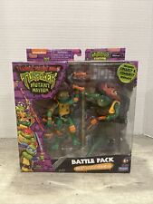Teenage Mutant Ninja Turtles Mutant Mayhem MIKEY VS LEATHERHEAD Battle Pack NIB