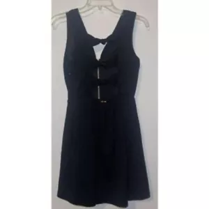 Guess Kleid Damen Größe 2 Schwarz Ärmellos Knielang Dress - Bild 1 von 6
