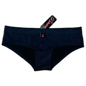 La Senza Black Panties Bikini Cut Hipster Underwear Stretchy Size Medium Low Cut - Picture 1 of 10