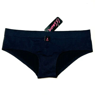 Bragas negras La Senza corte bikini ropa interior hipster elástica talla mediana corte bajo Foto 1 de 4