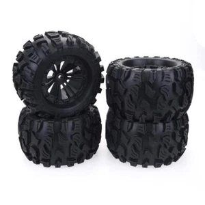 125mm 1/10 Monster Truck Tire Wheel Hex 12mm For Traxxas Tamiya Kyosho HPI HSP - Picture 1 of 12
