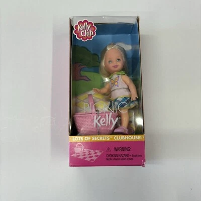 Muñeca Barbie hermana Mattel 2001 Picnic Kelly Club Barbie nueva en caja Foto 1 de 2