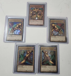 Exodia il Proibito SET COMPLETO - YGLD Ultra Rara LP Carte Yugioh - Foto 1 di 7