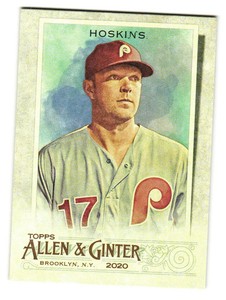 2020 Topps Allen & Ginter #9 Rhys Hoskins