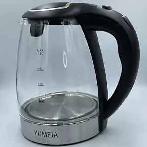 Glass Electric Kettle, Tea Kettle With LED Light,1200W 1.8L Cordless Portable - Picture 1 of 10