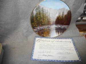 Vintage "Yosemite Falls" von Harry Johnson Sammlerteller 1990 # 15368B mit Echtheitszertifikat N/R - Bild 1 von 4