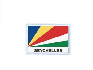 Patch toppe toppa stampato termoadesiva bandiera seychelles sy - Picture 1 of 1