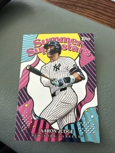 AARON JUDGE Summer Superstars 2025 Topps Series 2 SS-28 New York Yankees - Picture 1 of 2