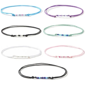 7Pieces Artistic Crafted Colorful Bracelets Unique Wrist Chain For Stylish Looks - Picture 1 of 8