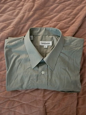 Joseph & Feiss Men's 18 1/2 Button Up Shirt Short Sleeves Polyester/Cotton Blend - Image 1 of 4