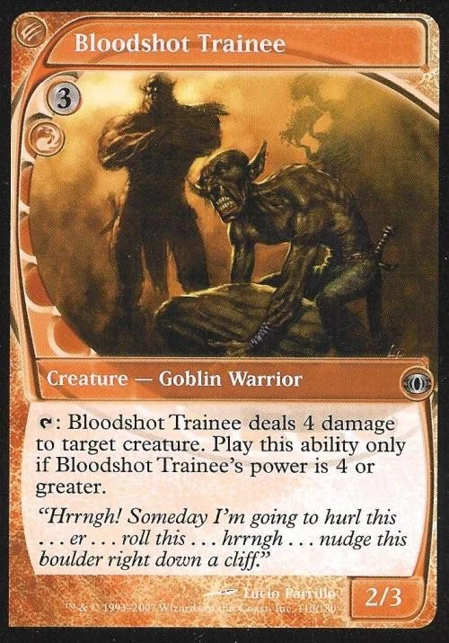 Bloodshot Trainee - Medium Play MTG Futuresight - Image 1 of 1