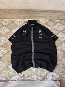 Hugo Boss Mercedes Benz AMG Petronas Vintage Button Up Shirt Size XXL BMW Honda - Picture 1 of 14