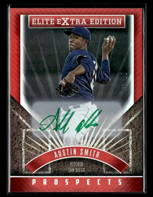 Austin Smith 2015 Elite Extra Edition Green Ink Auto 6/10 - Image 1 of 2