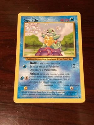 SQUIRTLE - 63/102 - 40 PV - ITALIAN - Base - Pokemon Card - LP - Image 1 of 2