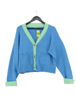 Oliver Bonas Women's Cardigan UK 12 Blue Polyester - Image 1 of 4