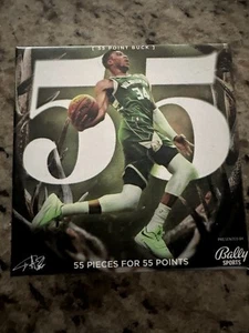 Rompecabezas Milwaukee Bucks Giannis Antetokounmpo 55 piezas SGA 1/1/24 - - Imagen 1 de 2