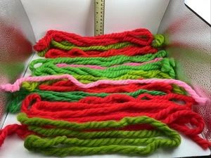 Cinta de pelo vintage de hilo acrílico multicolor para atar tinte de regalo años 70 - Imagen 1 de 3