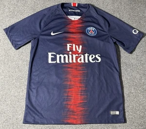 PARIS SAINT GERMAIN 2018/2019 HOME JERSEY NIKE 894432-411 sz M #11 NEYMAR - Picture 1 of 10
