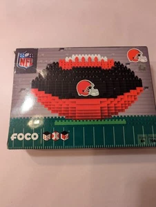 Cleveland Browns NFL BRXLZ Football 3-D Construction Block Set - Picture 1 of 9