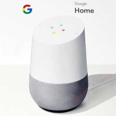 NEW Google Home Smart Bluetooth Speaker with Voice Assistant White Slate