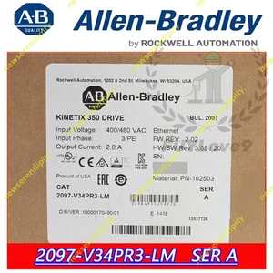 Servoaccionamientos Kinetix 350 AB 2097-V34PR3-LM totalmente nuevos, 480 V CA - Imagen 1 de 4