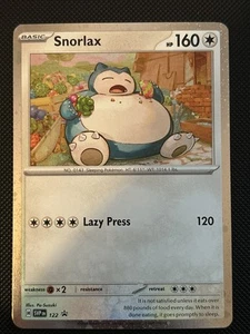 Pokemon TCG: Scarlet & Violet Promo - SVP 122 - Snorlax - Picture 1 of 6