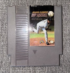 Roger Clemens Mvp Baseball (NES, Nintendo) Cartridge Only, 3 Screw, Ljn, NTSC
