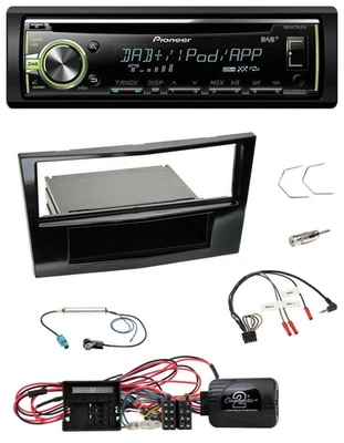 Pioneer DAB USB MP3 Lenkrad CD Autoradio für Opel Corsa D Klavierlack 09-14 - Bild 1 von 4