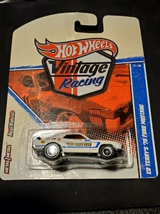 Hot Wheels Vintage Racing 11/30 Ed Terry's '70 Ford Mustang Real Riders - Picture 1 of 6