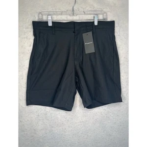 Fabletics Shorts Herren 32 schwarz The Don Reißverschluss Knopf 8 Zoll Golf Athleisure NEU $ 95 - Bild 1 von 10