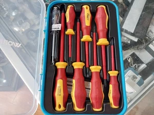 WORKZONE 1000V INSULATED VDE SCREWDRIVER SET 8 PIECES - OPENED NEW NEVER USED - Bild 1 von 13