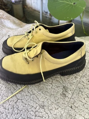 Zapatos Oxford Camper Pix para mujer de cuero verde con cordones-talla 43 Foto 1 de 4