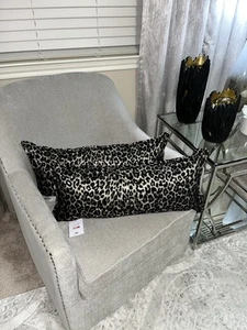 2-NWT CALDEIRA LEOPARD DESIGN DECORATIVE PILLOWS - Picture 1 of 17