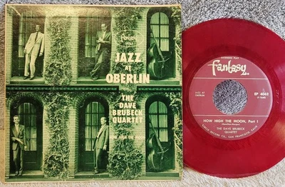 The Dave Brubeck Quartet - Jazz At Oberlin - OG 1956 Single - Rare Jazz 45 - Image 1 of 2