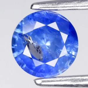 π 0.62ct 5mm Round Natural Blue Sapphire - Heated, Sri Lanka Gemstone - Picture 1 of 4