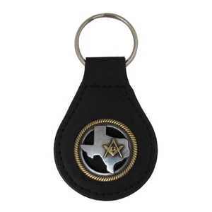 TX Free Mason Coche Llavero Metal Llavero Masónico Regalo Llavero Anillo Llavero - Imagen 1 de 1