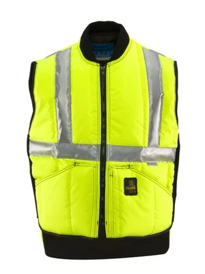 RefrigiWear HiVis Iron-Tuff Vest - Extreme Cold Protection, High-Visibility, - Image 1 of 4