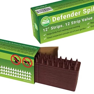 Defender Spikes Bird Deterrent & Cat Repellent Outdoor To Keep Cats Away Easyins - Image 1 of 4