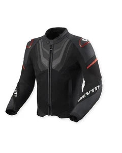 Revit Mantis 3 H2O Jacke Textil-Leder schwarz/rot wasserdicht XL Motorrad - Bild 1 von 2