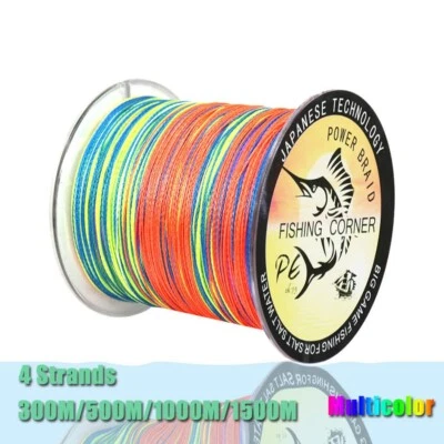 Braided Fishing Line 500m 1000m 1500m 300m Super Strong PE Multifilament PE Line - Image 1 of 4