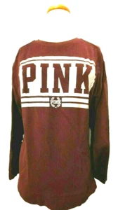 Victoria's Secret PINK Lightweight Oversized Sweatshirt - Sz S/M - Pullover - VS - Imagen 1 de 7