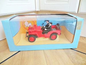 HAPAX 'TINTIN JEEP - WITH TOMPSON TWINS FIGURES'. RED. 1:18. MIB/BOXED. - Picture 1 of 9