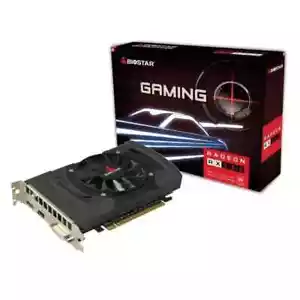 Biostar RX550 AMD Radeon 128 bit 4GB DDR5 DVI/DP/HDMI LIQUIDVR XCONNECT FREESYNC - Picture 1 of 1