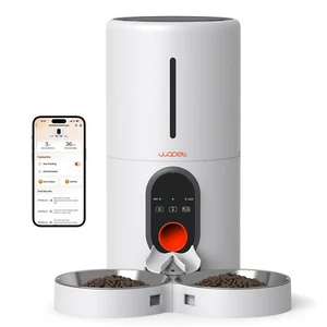 WOPET Automatic Cat Feeder, 5G WiFi Pet Feeder for Two Cats or Dogs... Fast Ship - Picture 1 of 6